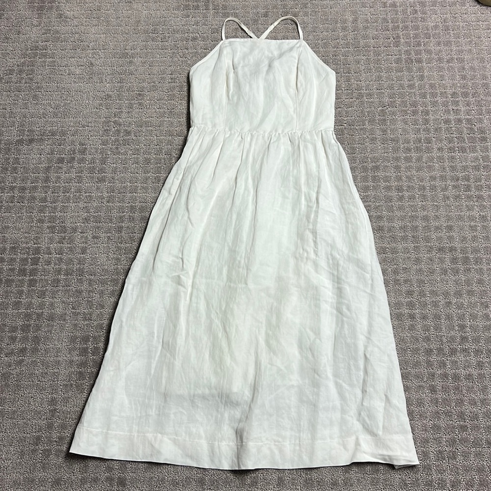 Abercrombie and Fitch Women’s White long Dress